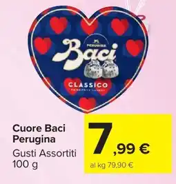 Carrefour Market Cuore Baci Perugina offerta