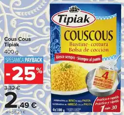 Carrefour Market Cous Cous Tipiak offerta