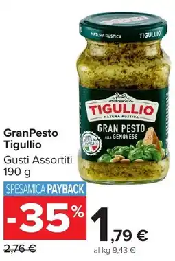 Carrefour Market GranPesto Tigullio offerta