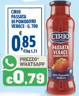 Sigma Cirio passata di pomodoro verace offerta