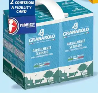 Granarolo latte uht parzialmente scremato
