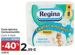 Carrefour Market Carta Igienica Cartacamomilla offerta