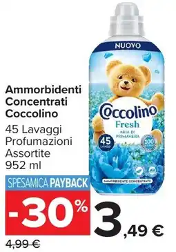 Carrefour Market Ammorbidenti Concentrati Coccolino offerta