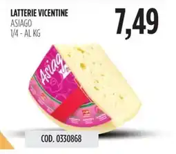 Carico Cash & Carry Latterie vicentine asiago offerta
