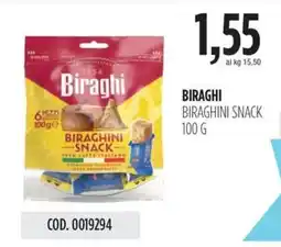 Carico Cash & Carry Biraghi biraghini snack offerta