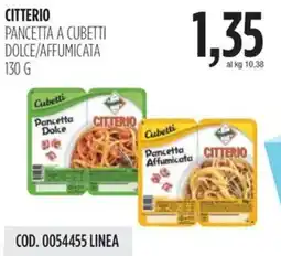 Carico Cash & Carry Citterio pancetta a cubetti dolce/affumicata offerta