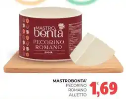Eté Mastrobonta' pecorino romano all'etto offerta