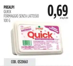 Carico Cash & Carry Prealpi quick formaggio senza lattosio offerta