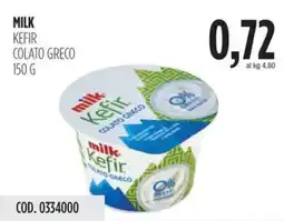Carico Cash & Carry Milk kefir colato greco offerta
