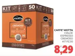Eté Caffe' motta cialde espresso cremoso kit pz.50 offerta