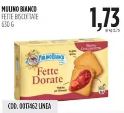 Carico Cash & Carry Mulino bianco fette biscottate offerta
