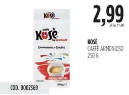 Carico Cash & Carry Kosè caffè armonioso offerta