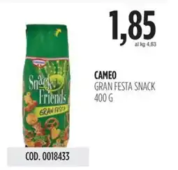 Carico Cash & Carry Cameo gran festa snack offerta