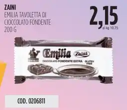 Carico Cash & Carry Zaini emilia tavoletta di cioccolato fondente offerta
