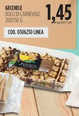 Carico Cash & Carry Gecchele dolci di carnevale offerta