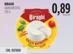 Carico Cash & Carry Biraghi gran ricotta offerta