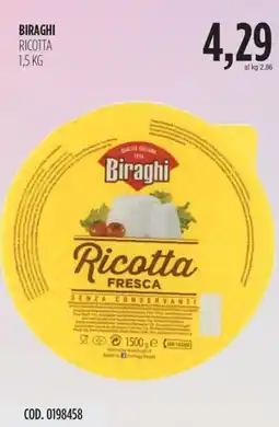 Carico Cash & Carry Biraghi ricotta offerta