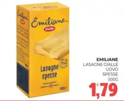 Eté Emiliane lasagne gialle uovo spesse offerta