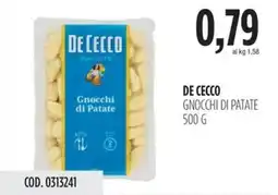 Carico Cash & Carry De cecco gnocchi di patate offerta