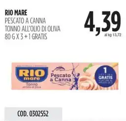 Carico Cash & Carry Rio mare pescato a canna tonno all'olio di oliva offerta