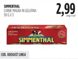 Carico Cash & Carry Simmenthal carne magra in gelatina offerta