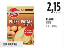 Carico Cash & Carry Pfanni purè x4 offerta
