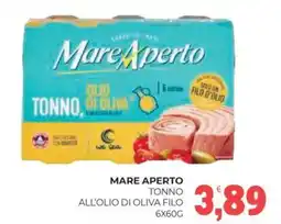 Eté Mare aperto tonno all'olio di oliva filo offerta