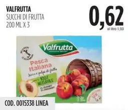 Carico Cash & Carry Valfrutta succhi di frutta offerta