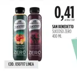 Carico Cash & Carry San benedetto succoso zero offerta