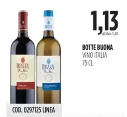 Carico Cash & Carry Botte buona vino italia offerta