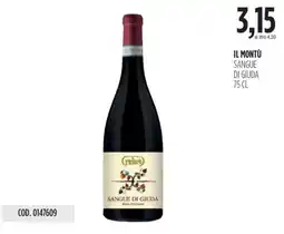 Carico Cash & Carry Il montù sangue di giuda offerta