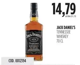 Carico Cash & Carry Jack daniel's tennessee whiskey offerta