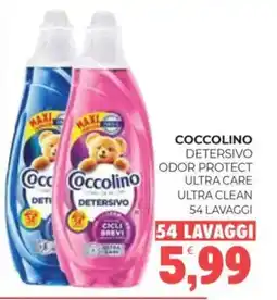 Eté Coccolino detersivo odor protect ultra care ultra clean offerta