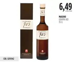 Carico Cash & Carry Maschio grappa 903 offerta