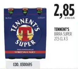Carico Cash & Carry Tennent's birra super offerta