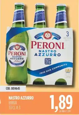 Carico Cash & Carry Nastro azzurro birra offerta