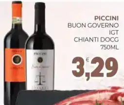 Eté Piccini buon governo igt chianti docg offerta