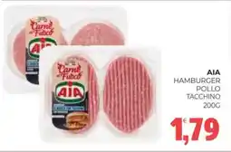 Eté Aia hamburger pollo tacchino offerta