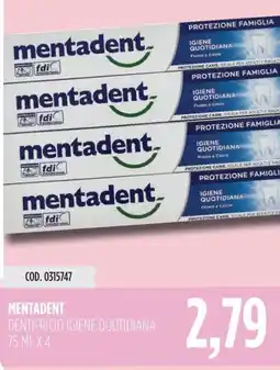 Carico Cash & Carry Mentadent dentifricio igiene quotidiana offerta