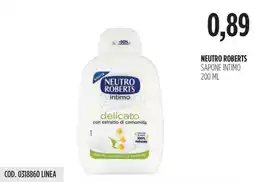 Carico Cash & Carry Neutro roberts sapone intimo offerta
