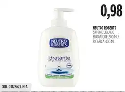Carico Cash & Carry Neutro roberts sapone liquido erogatore / ricarica offerta