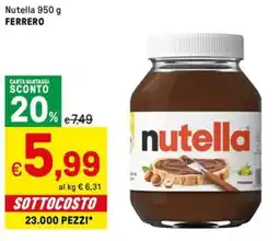 Iper La Grande Nutella FERRERO offerta