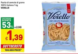 Iper La Grande Pasta di semola di grano 100% italiano VOIELLO offerta