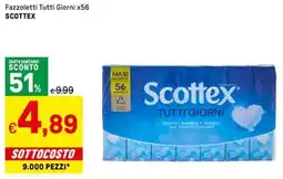 Iper La Grande Fazzoletti Tutti Giorni x56 SCOTTEX offerta