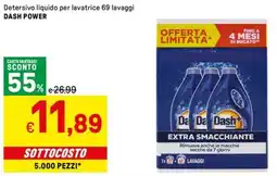 Iper La Grande Detersivo liquido per lavatrice DASH POWER offerta