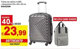Iper La Grande Trolley da cabina in ABS RAVIZZONI offerta