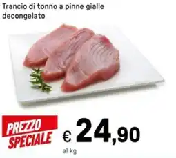Iper La Grande Trancio di tonno a pinne gialle decongelato offerta