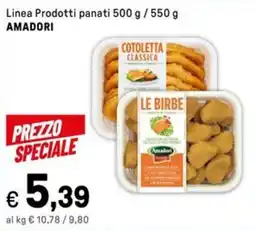 Iper La Grande Linea Prodotti panati AMADORI offerta