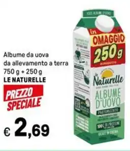 Iper La Grande Albume da uova da allevamento a terra LE NATURELLE offerta