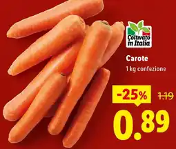 Lidl Carote offerta